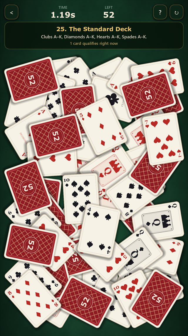 52 Pickup: Find the next card. Then the one after that.