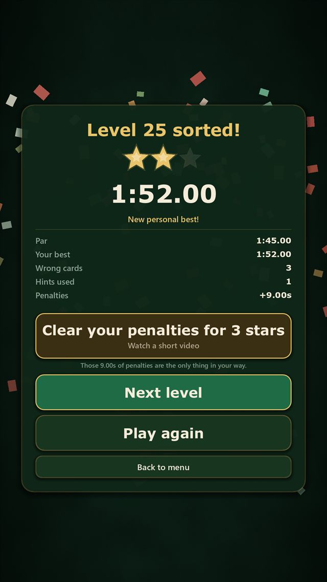 52 Pickup: Cleared. Now do it faster.