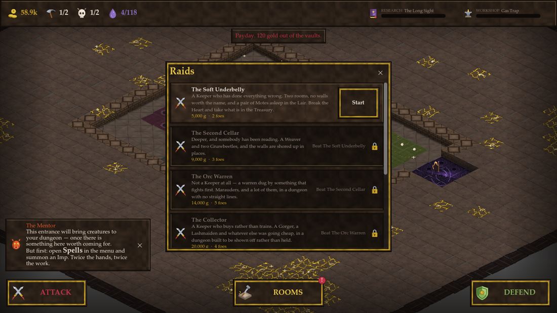 Cave Commander: Muster