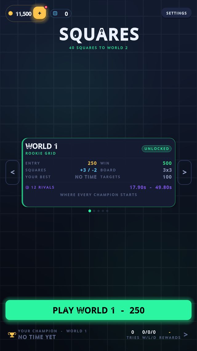 Squares screenshot